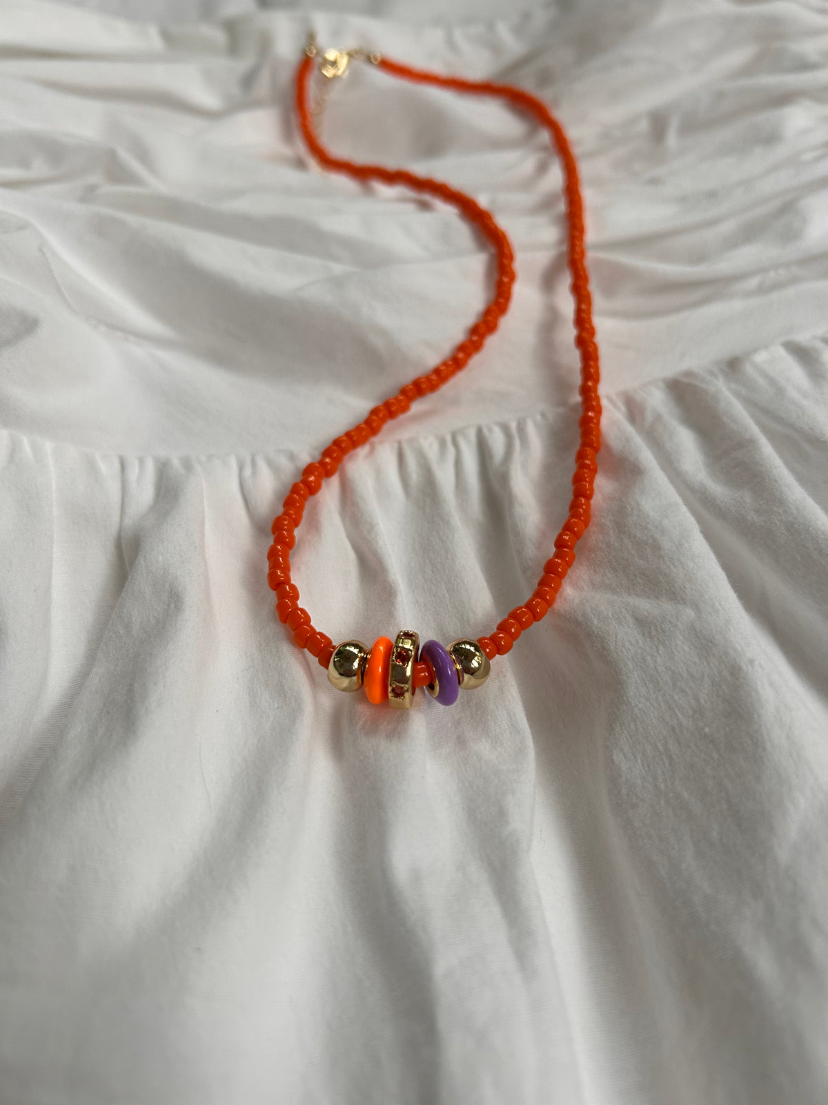 Orange Gameday Necklace