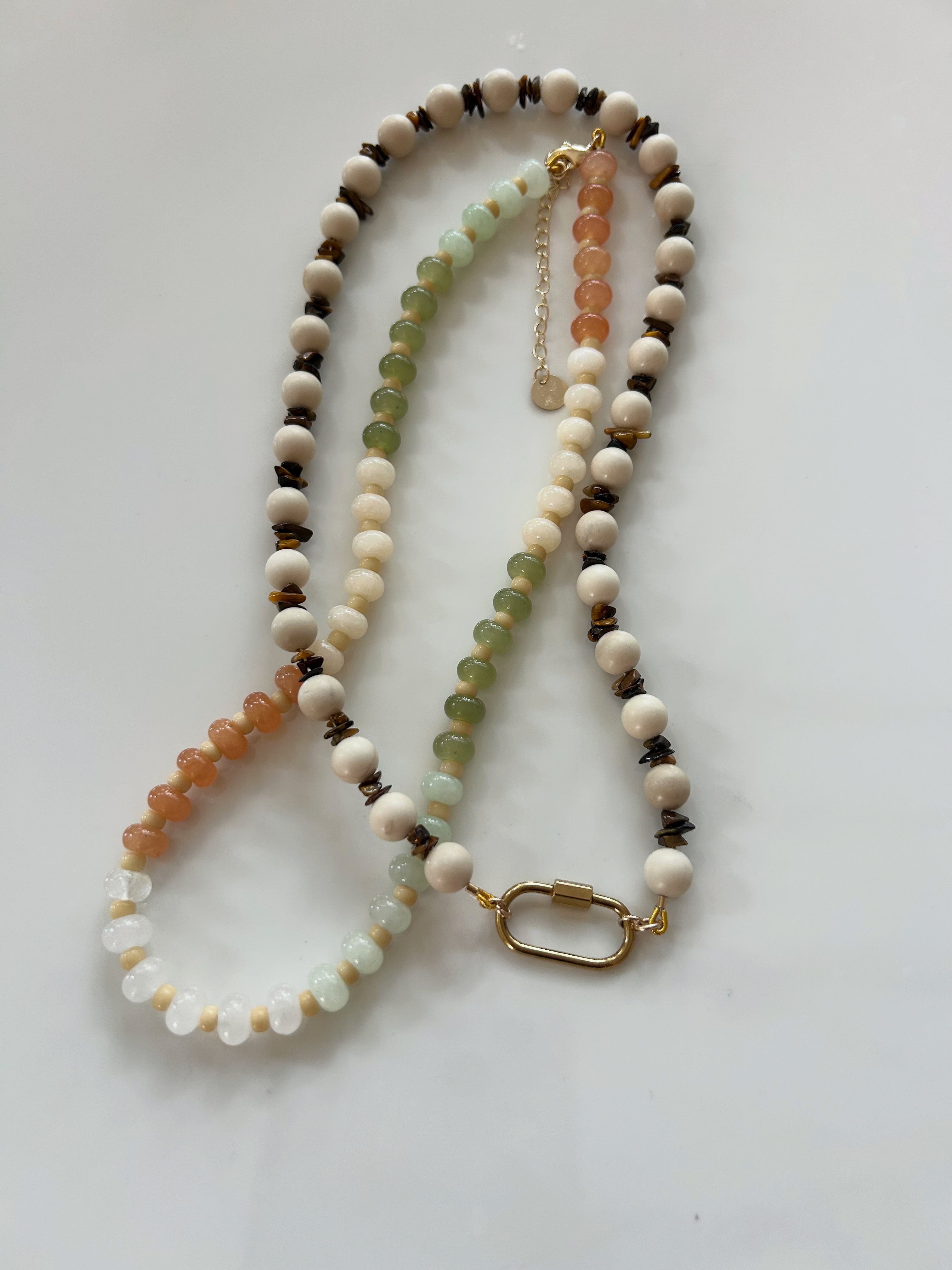 two beaded necklaces