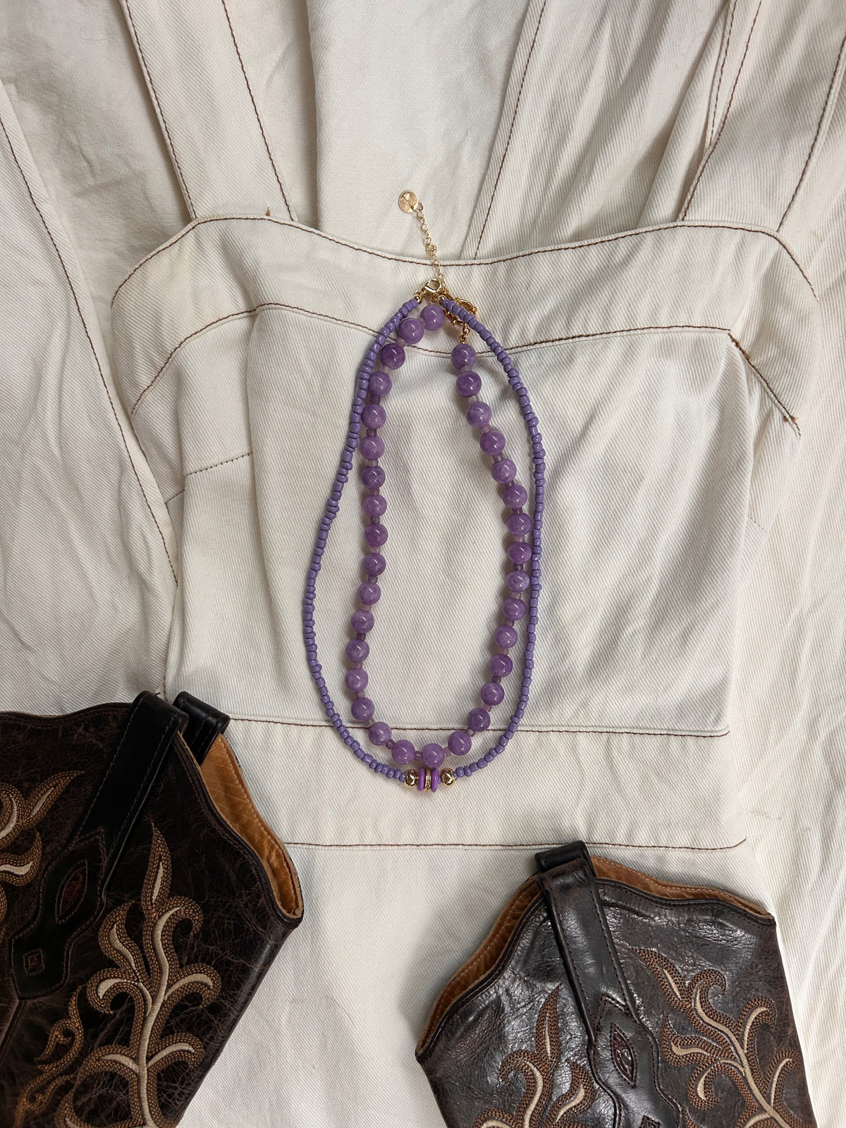 Purple Gameday Necklace