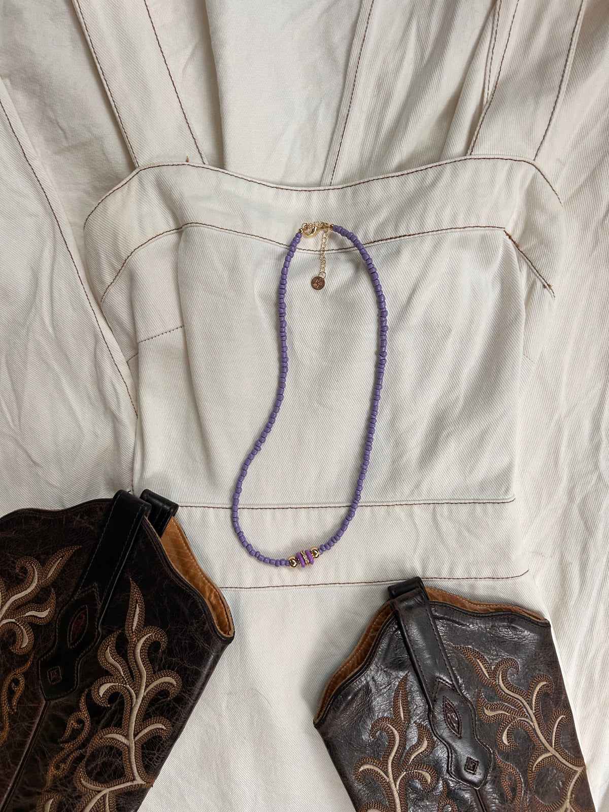 Purple Gameday Necklace