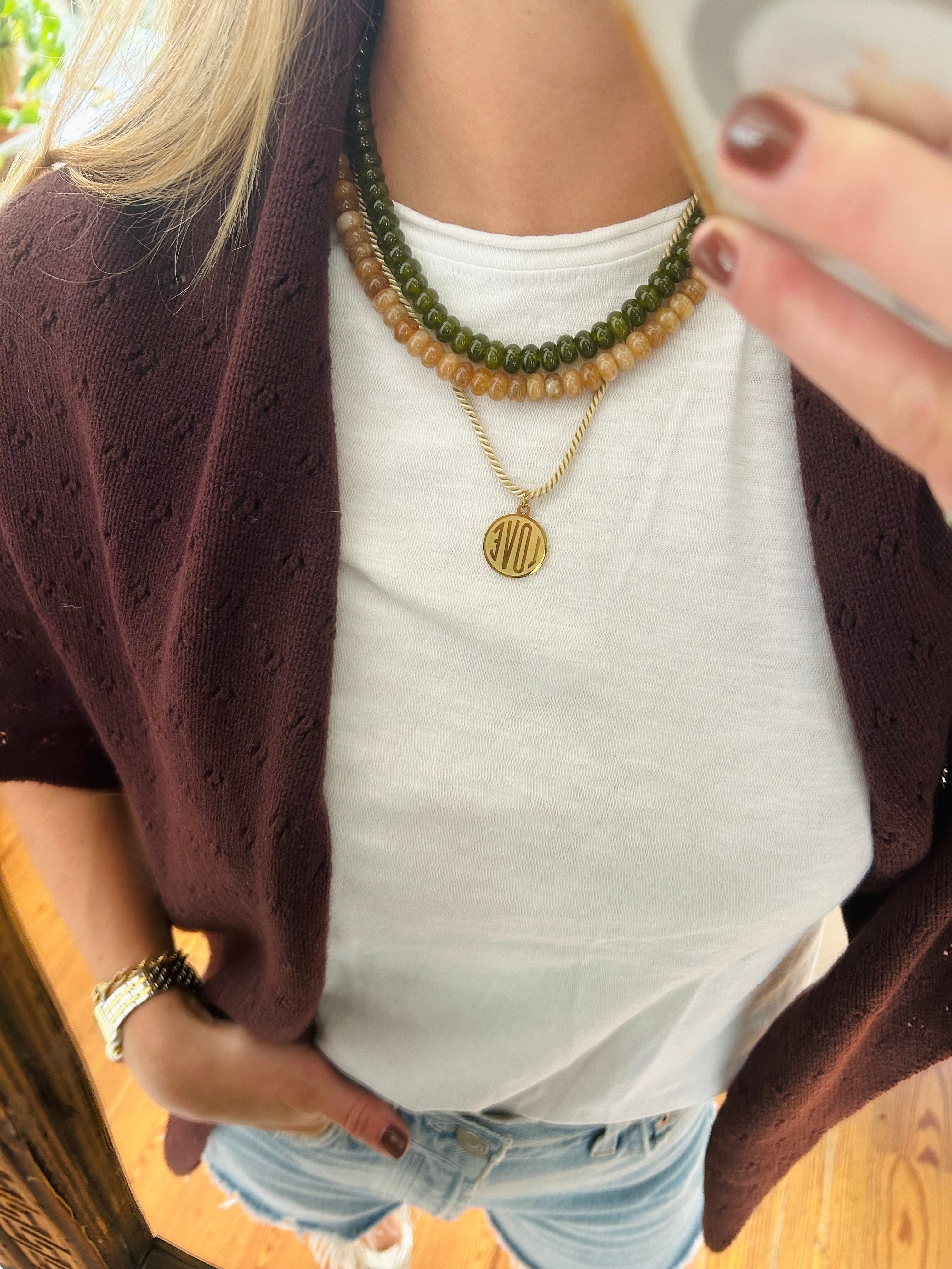 Round Love Charm