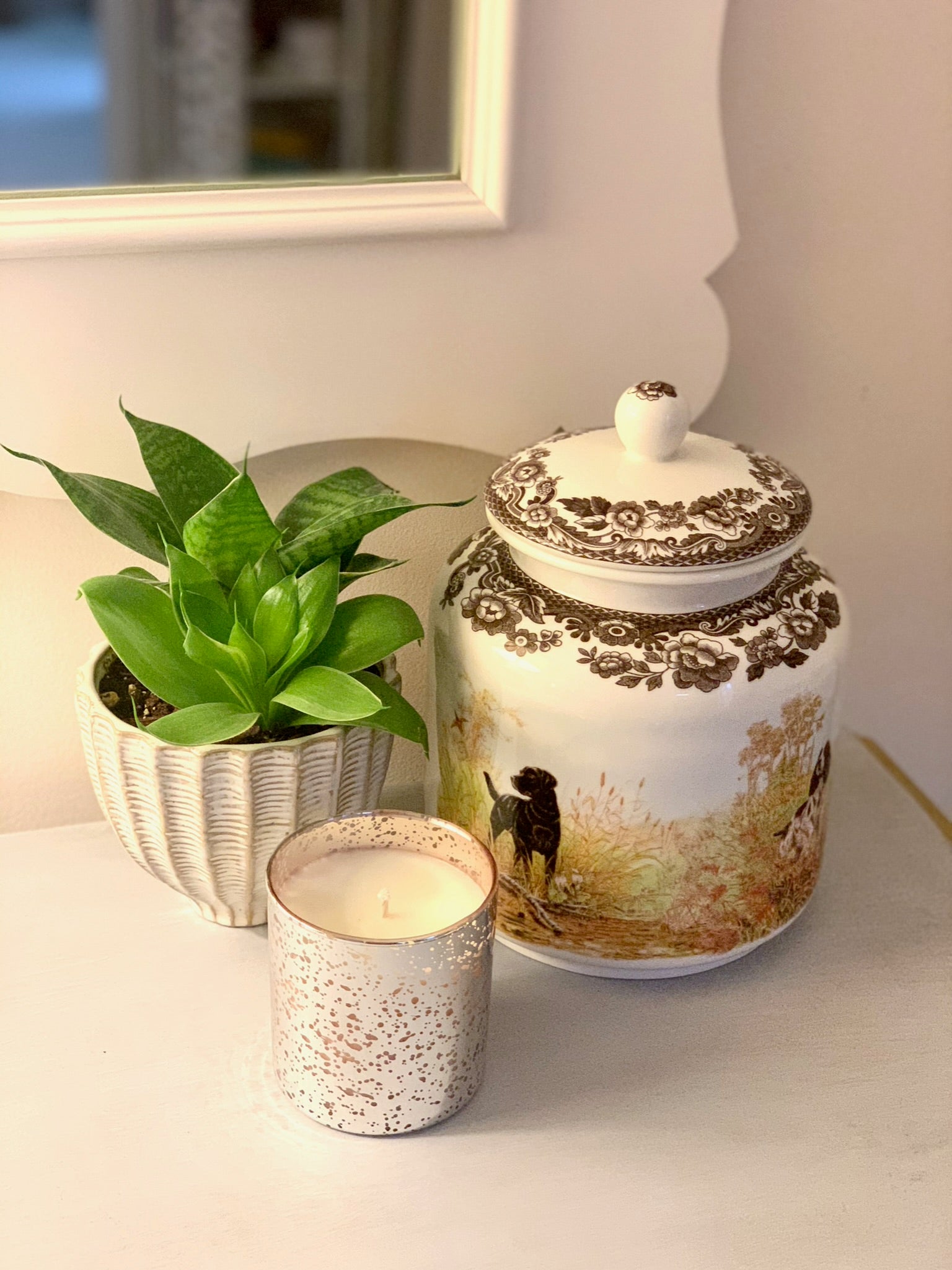 Sparkling Evergreen Candle