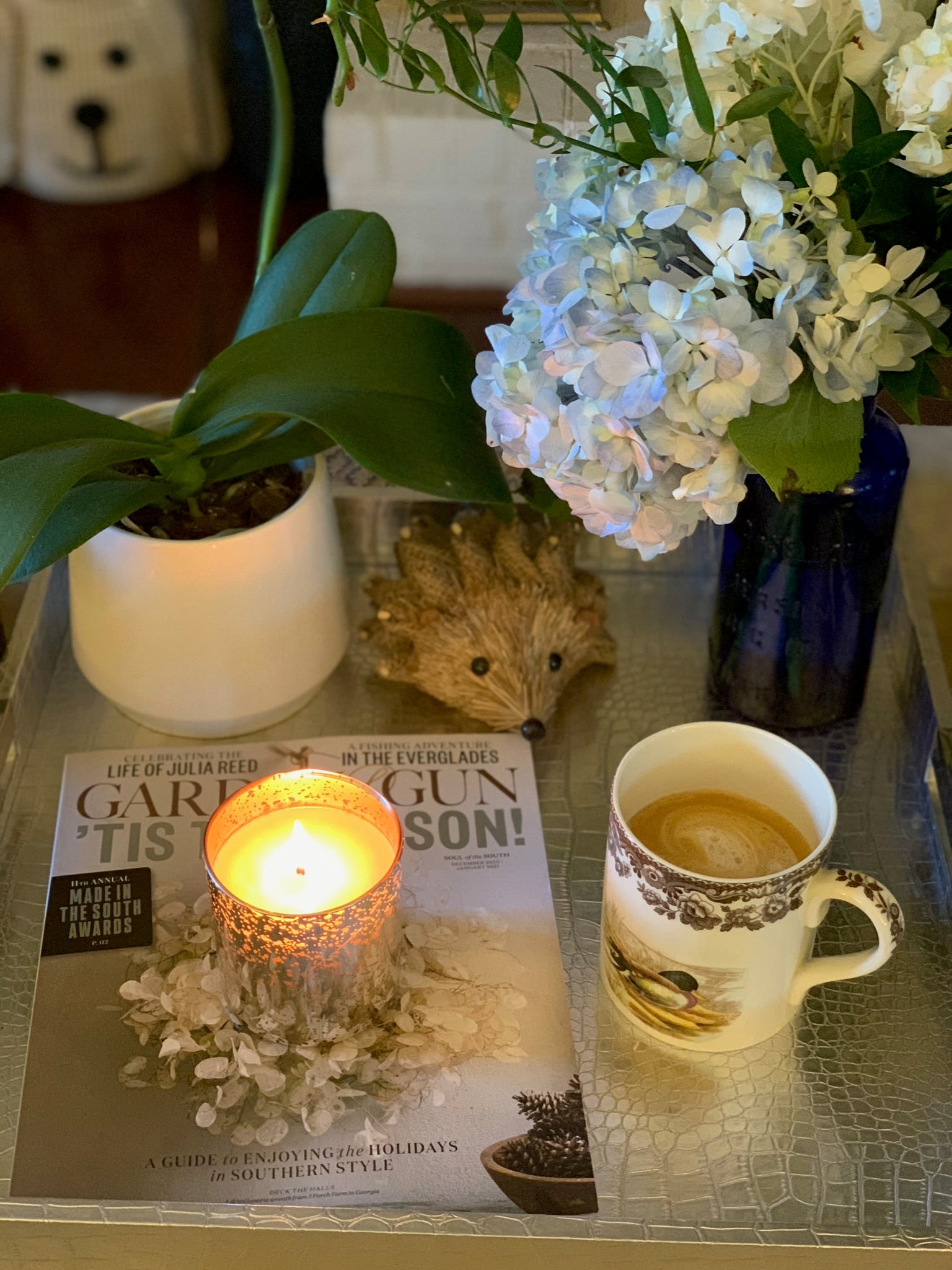 Sparkling Evergreen Candle