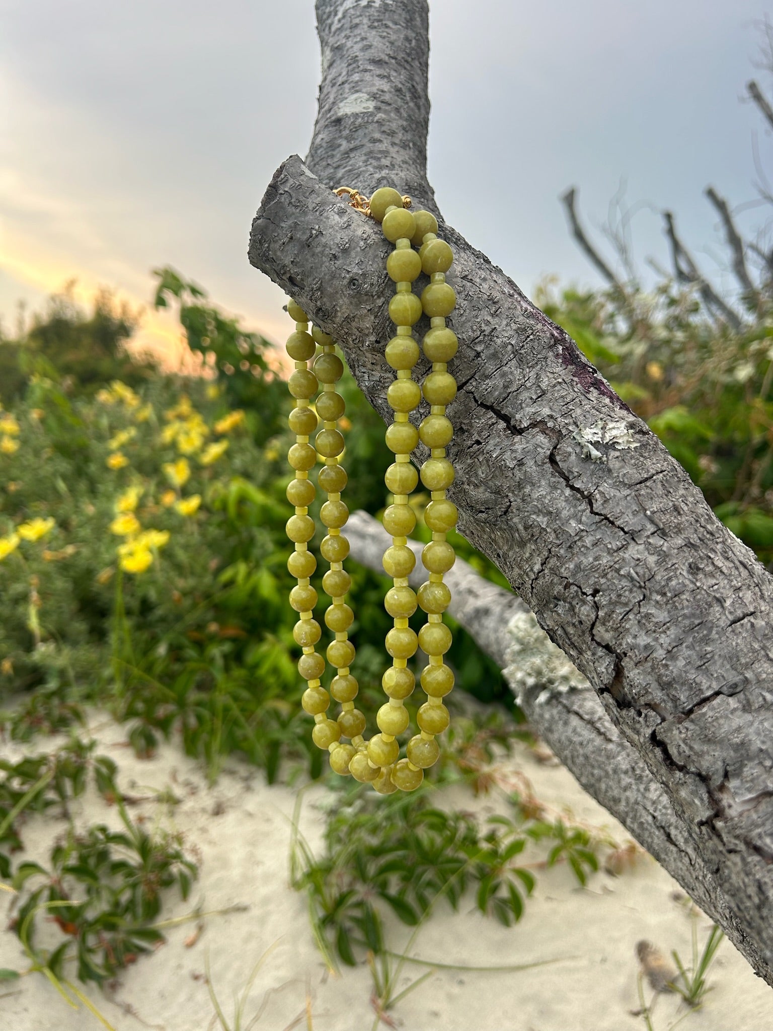 Low Tide Lime Necklace
