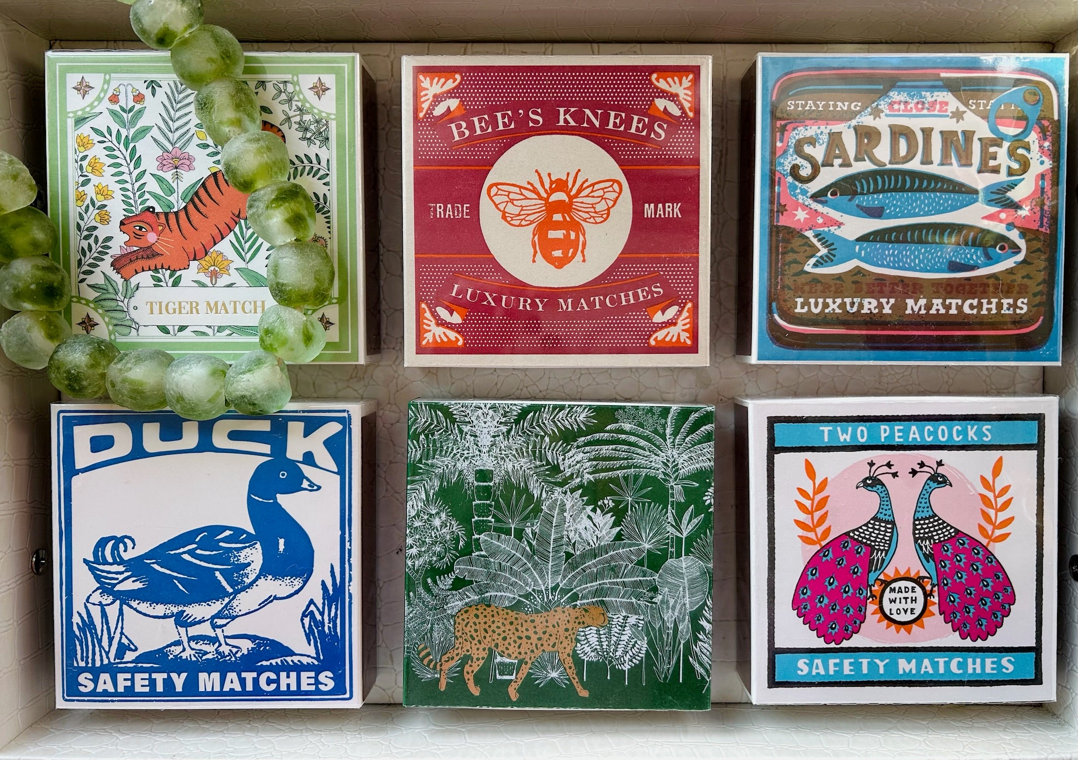 Two Peacocks Safety Matches