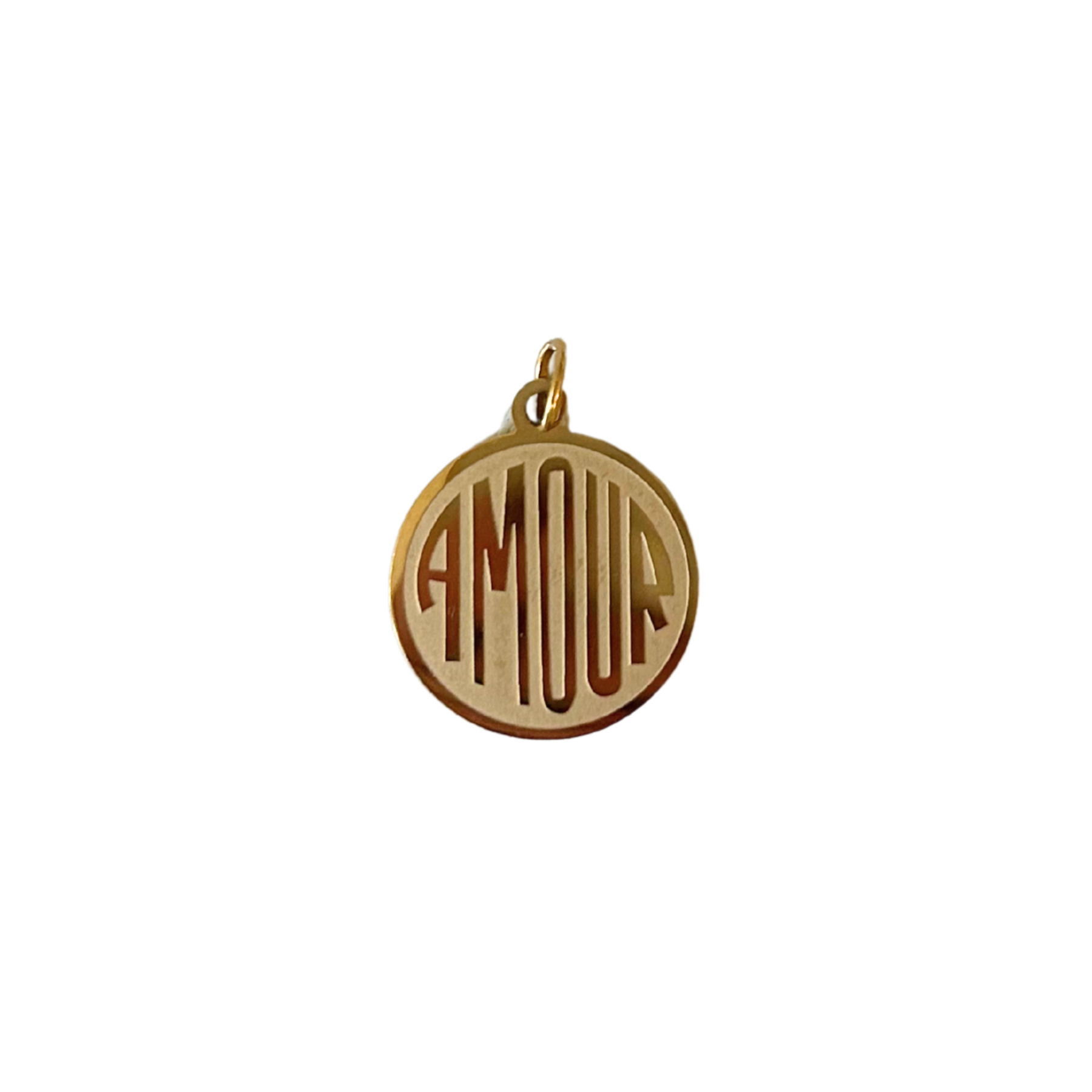 Round Amour Charm