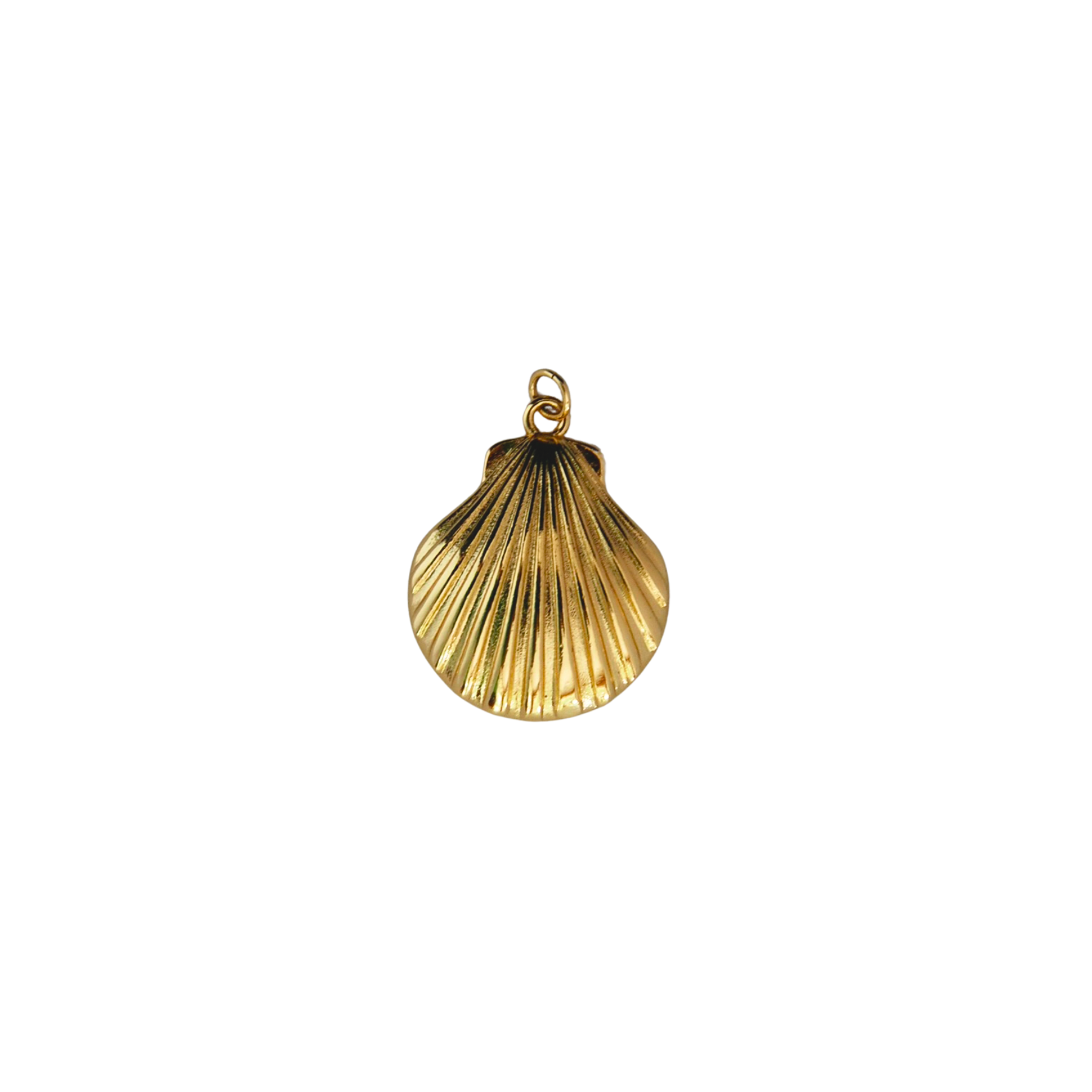 Gold Shell Charm