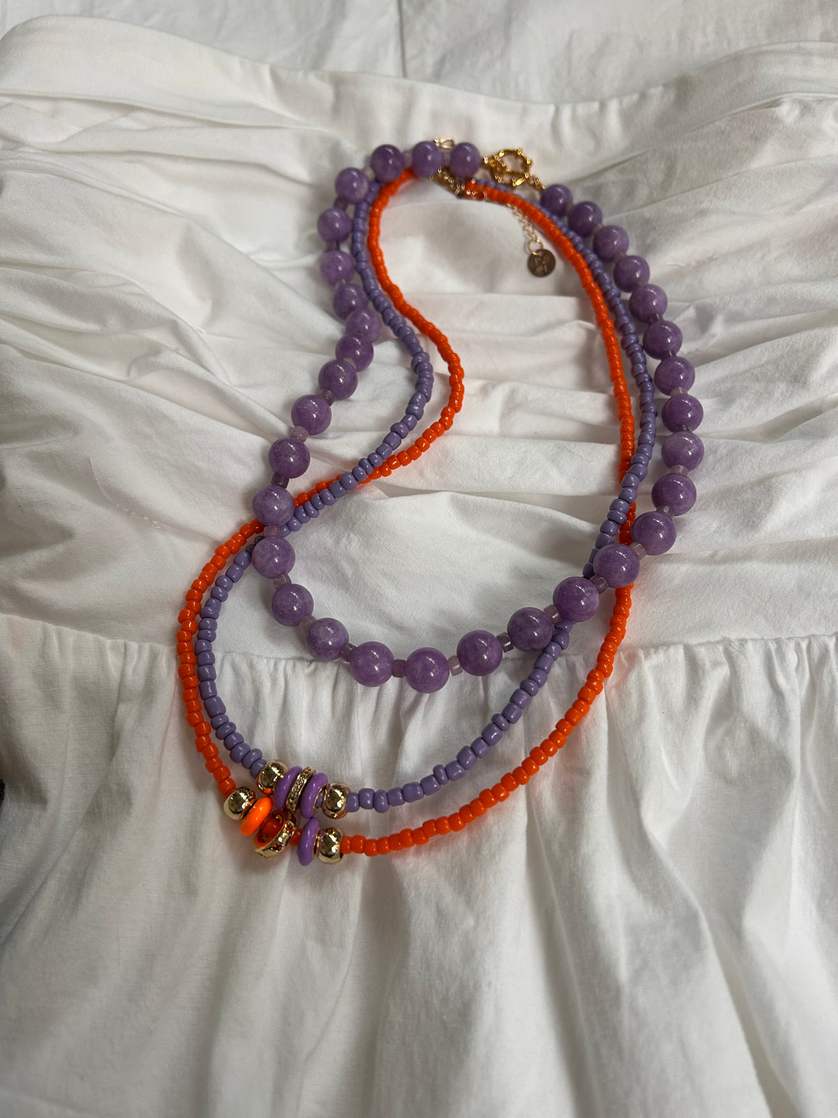 Orange Gameday Necklace