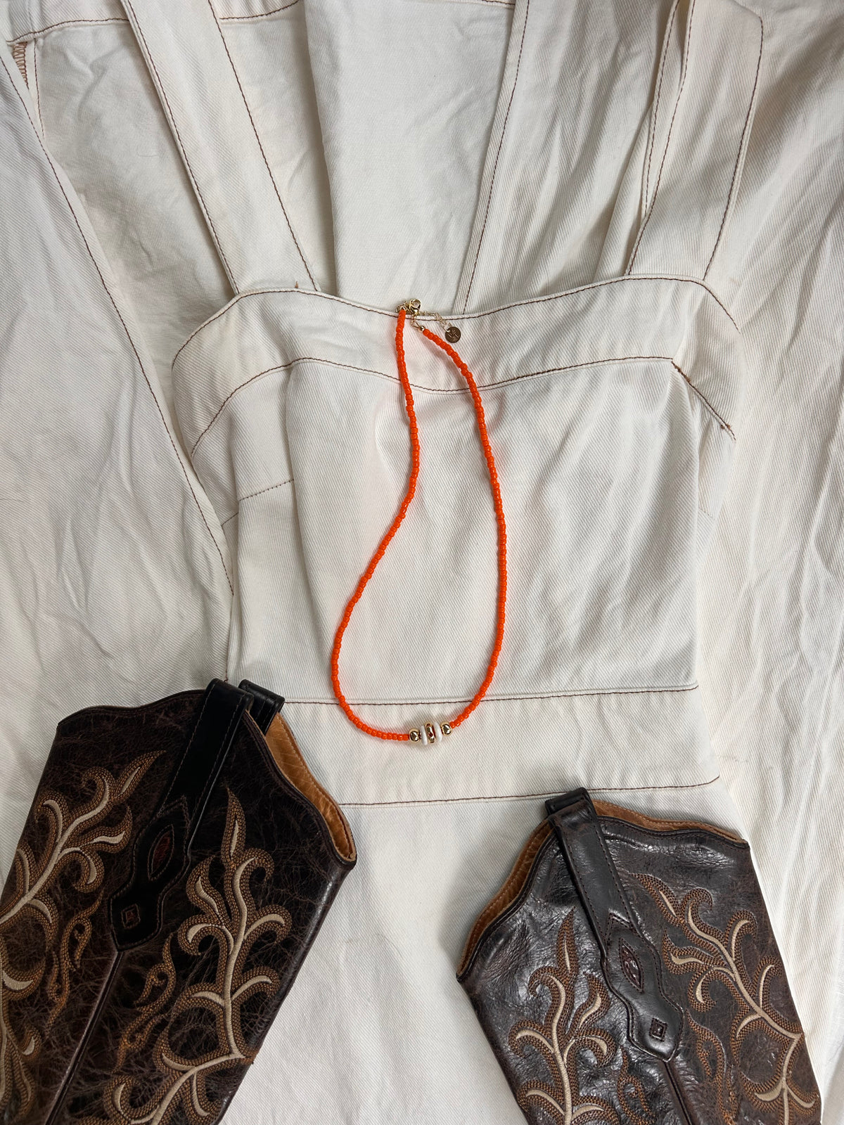 Orange Gameday Necklace