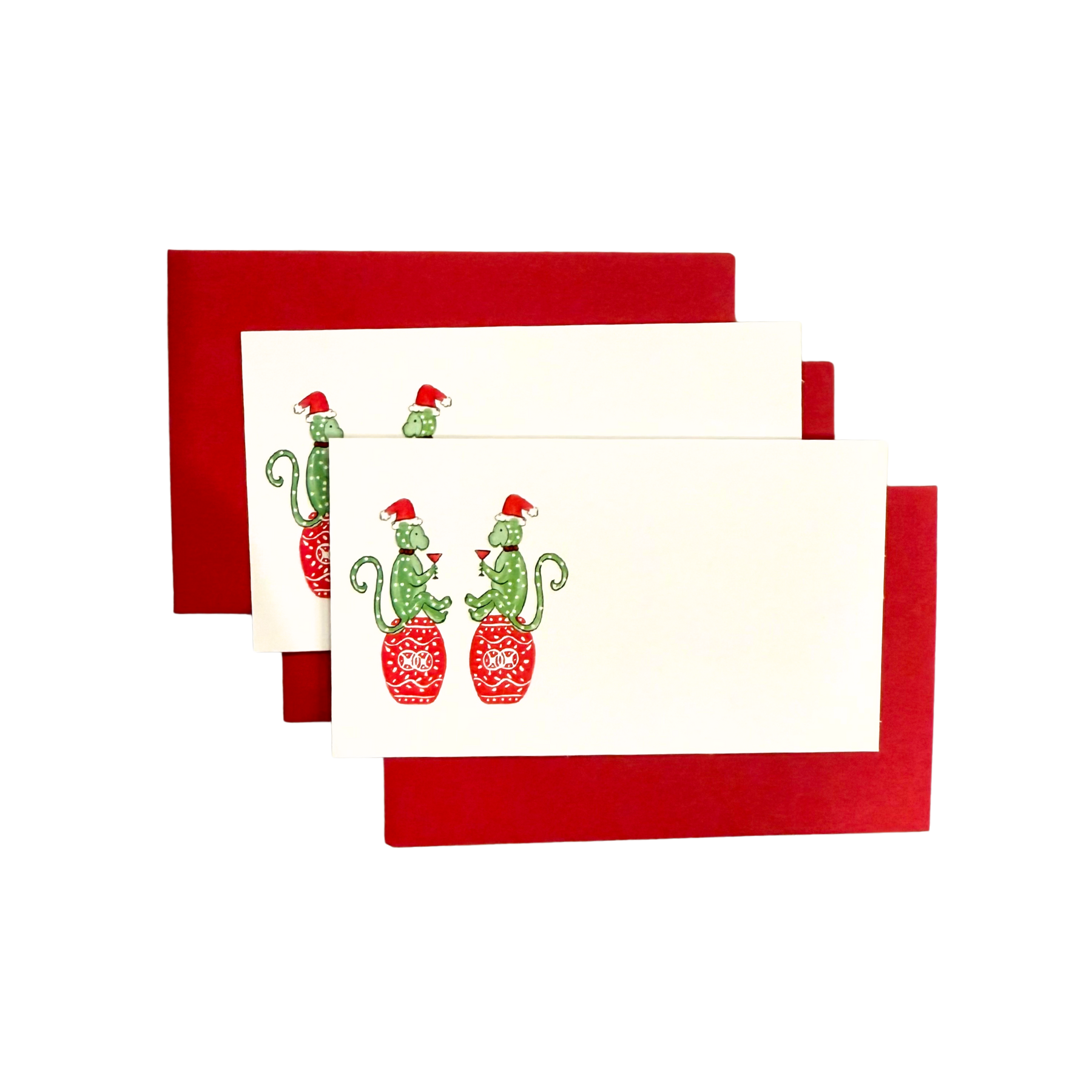 Holiday Monkey Gift Enclosure Cards