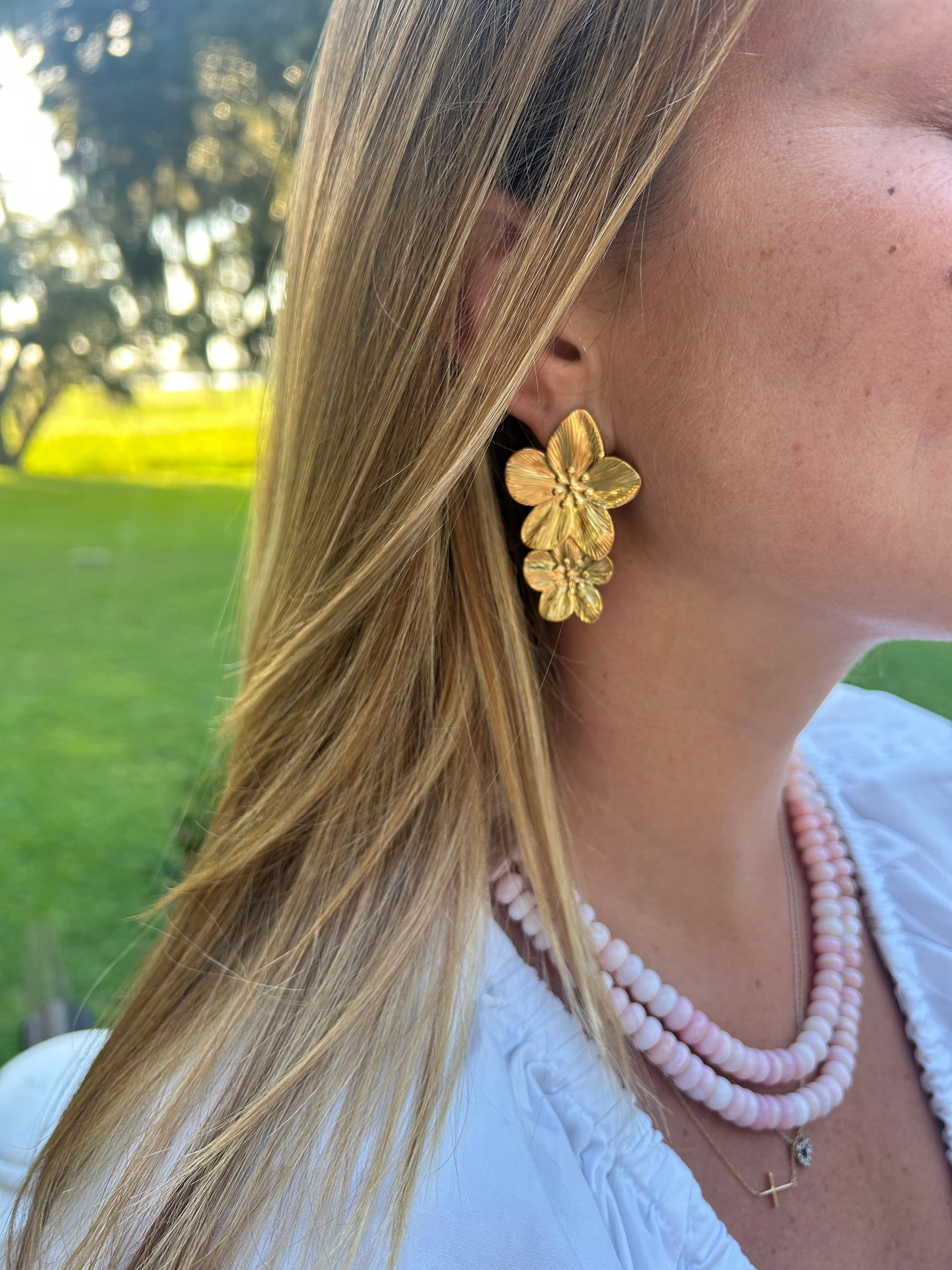 Hibiscus Earrings
