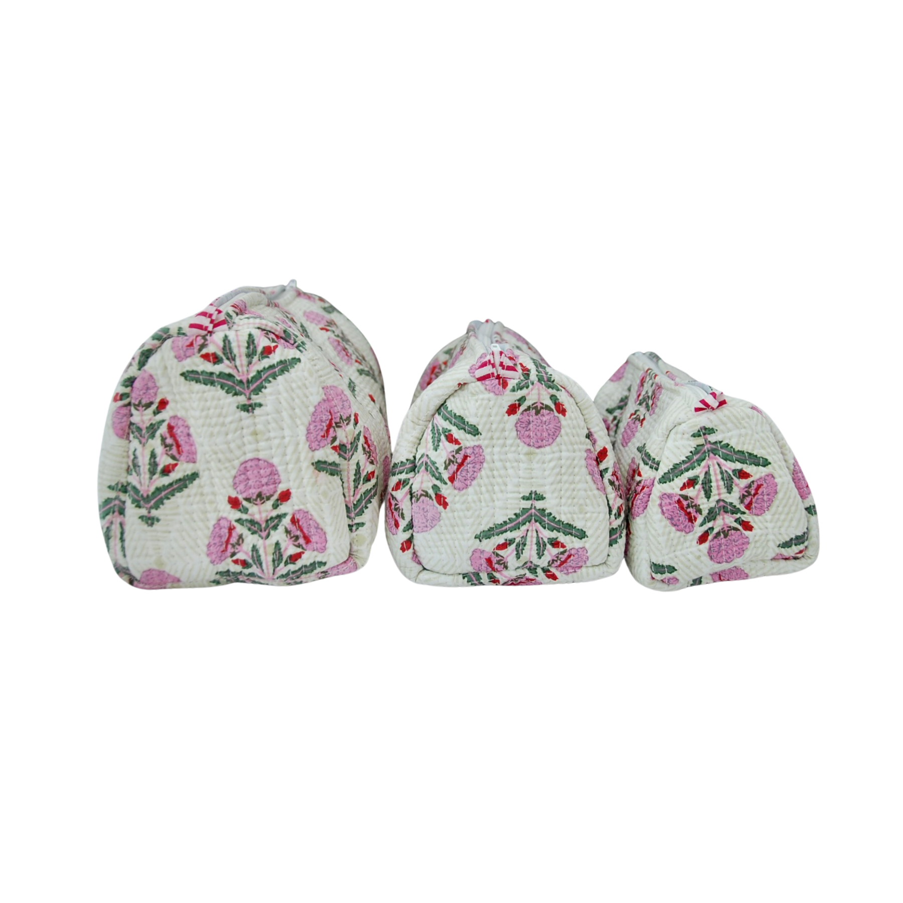 Pink Floral Toiletry Bag