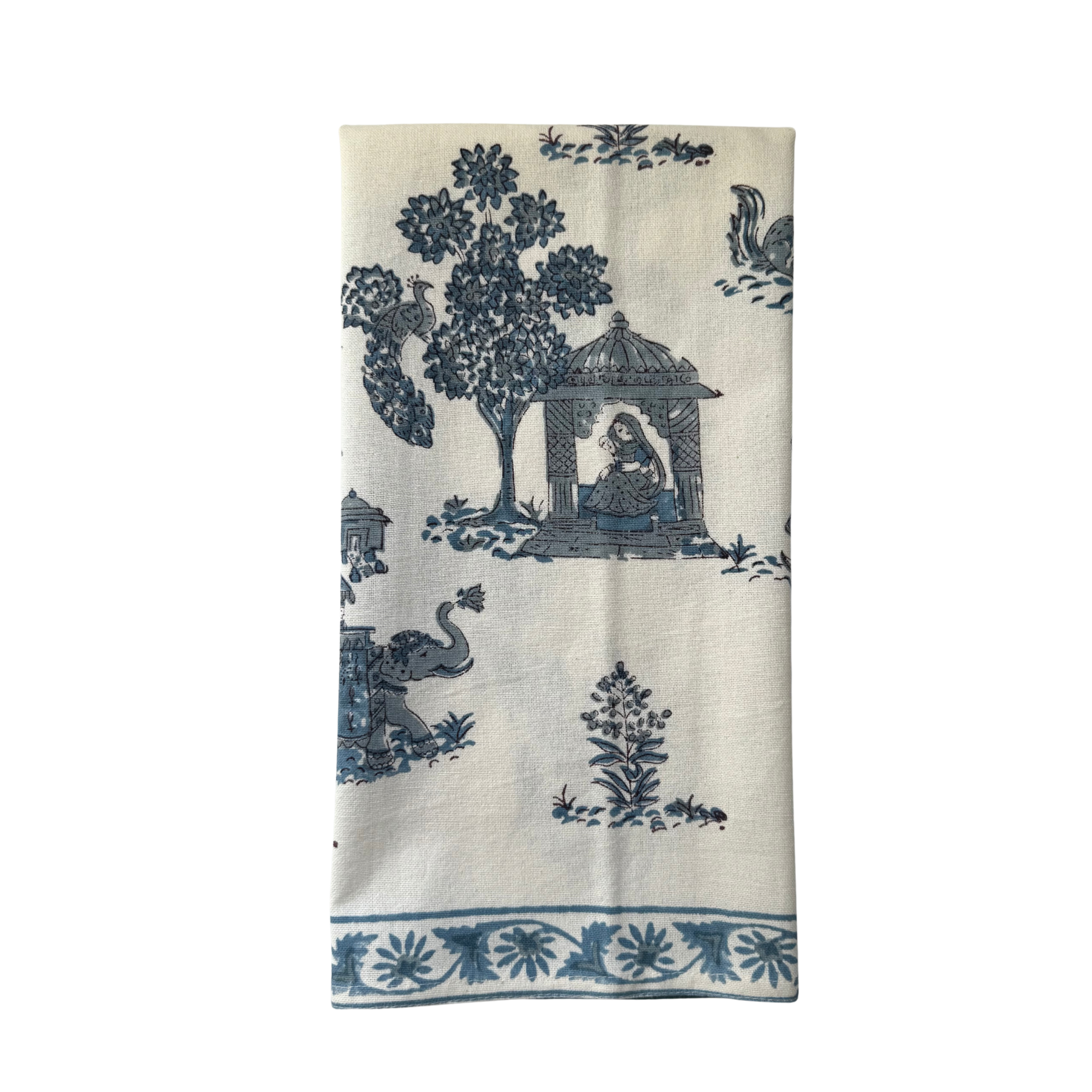 Royal Indian Block Print Kitchen Towel